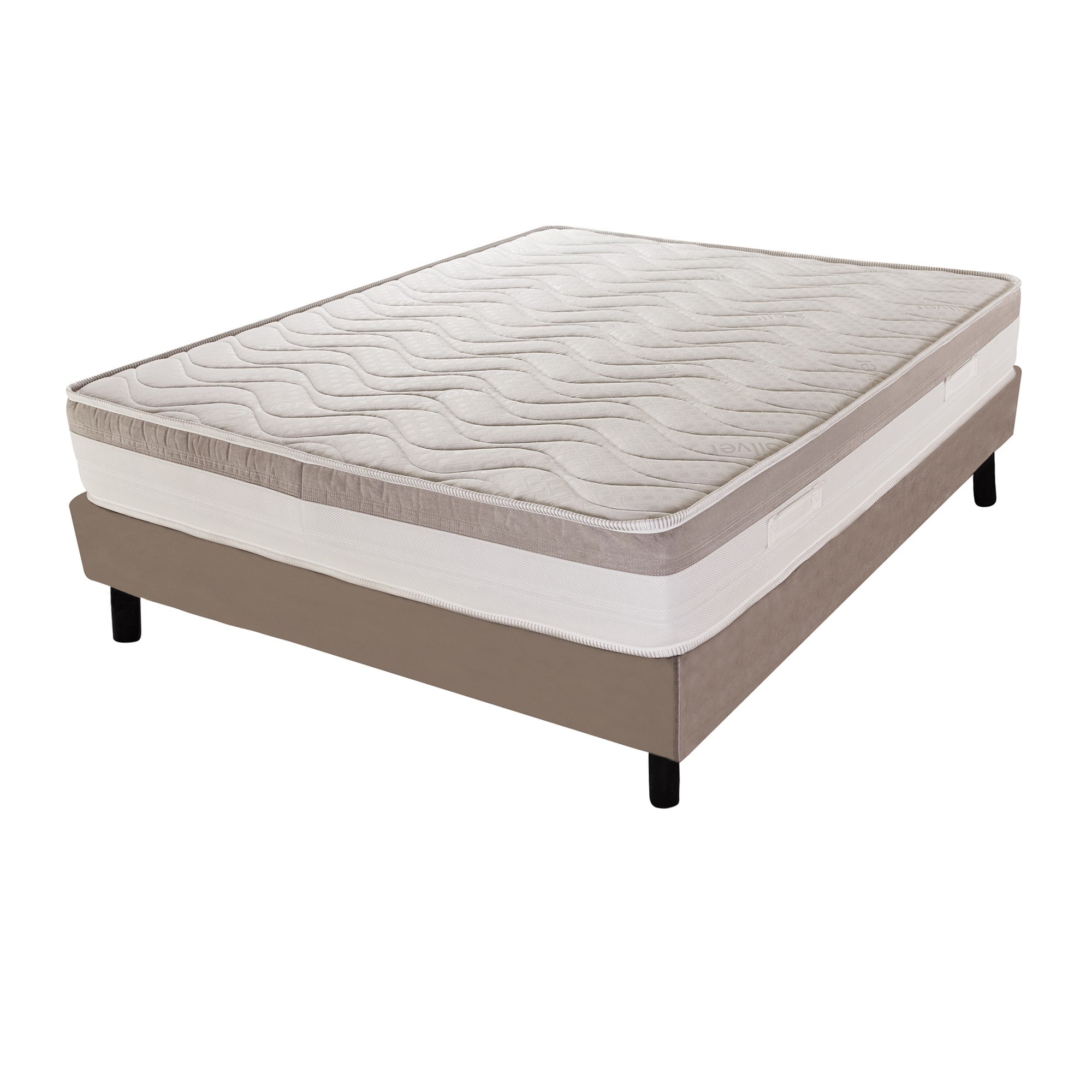Matelas indépendant à ressorts et mémoire de forme 6 cm 13 zones