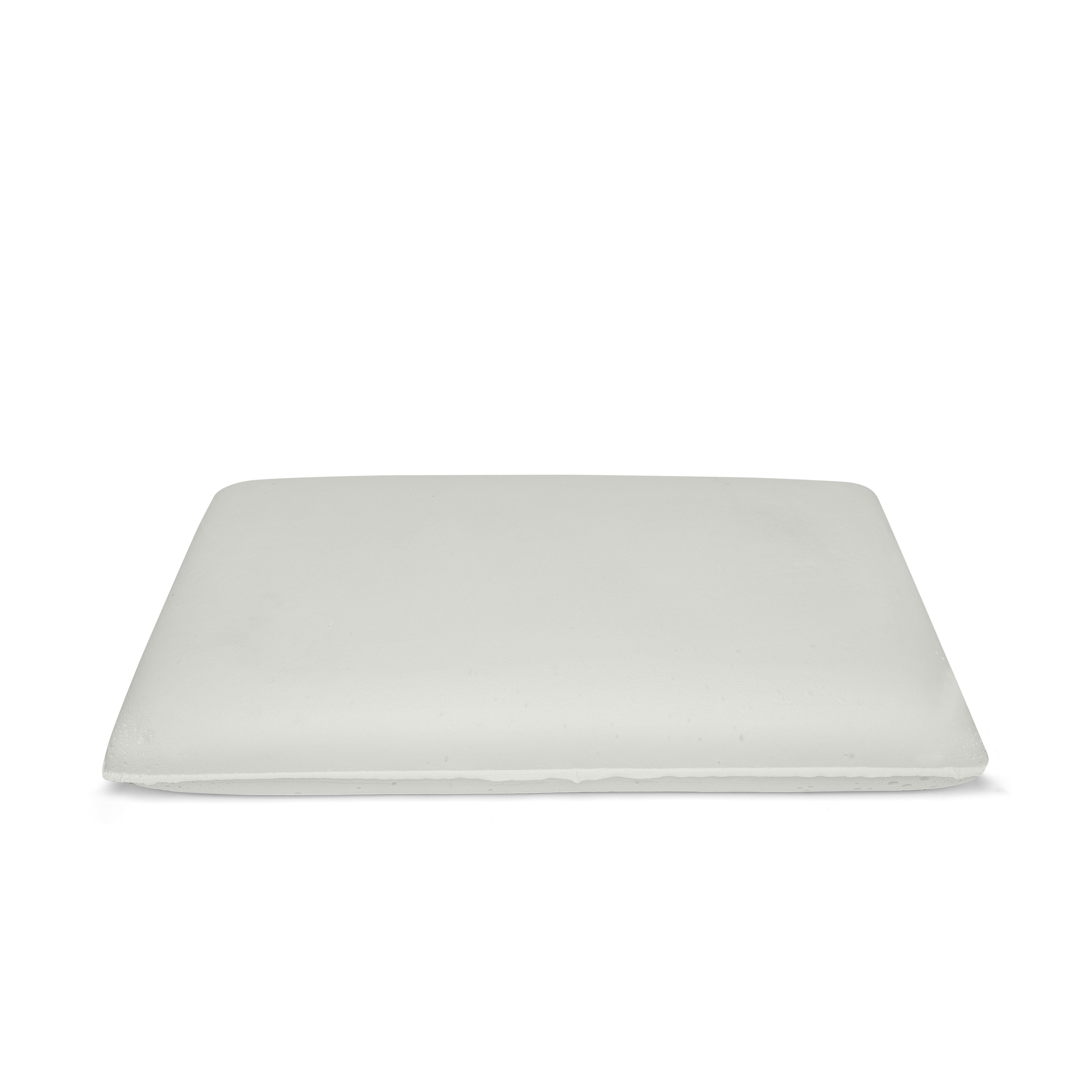 Oreiller à mémoire de forme déhoussable argenté, hauteur 13 cm