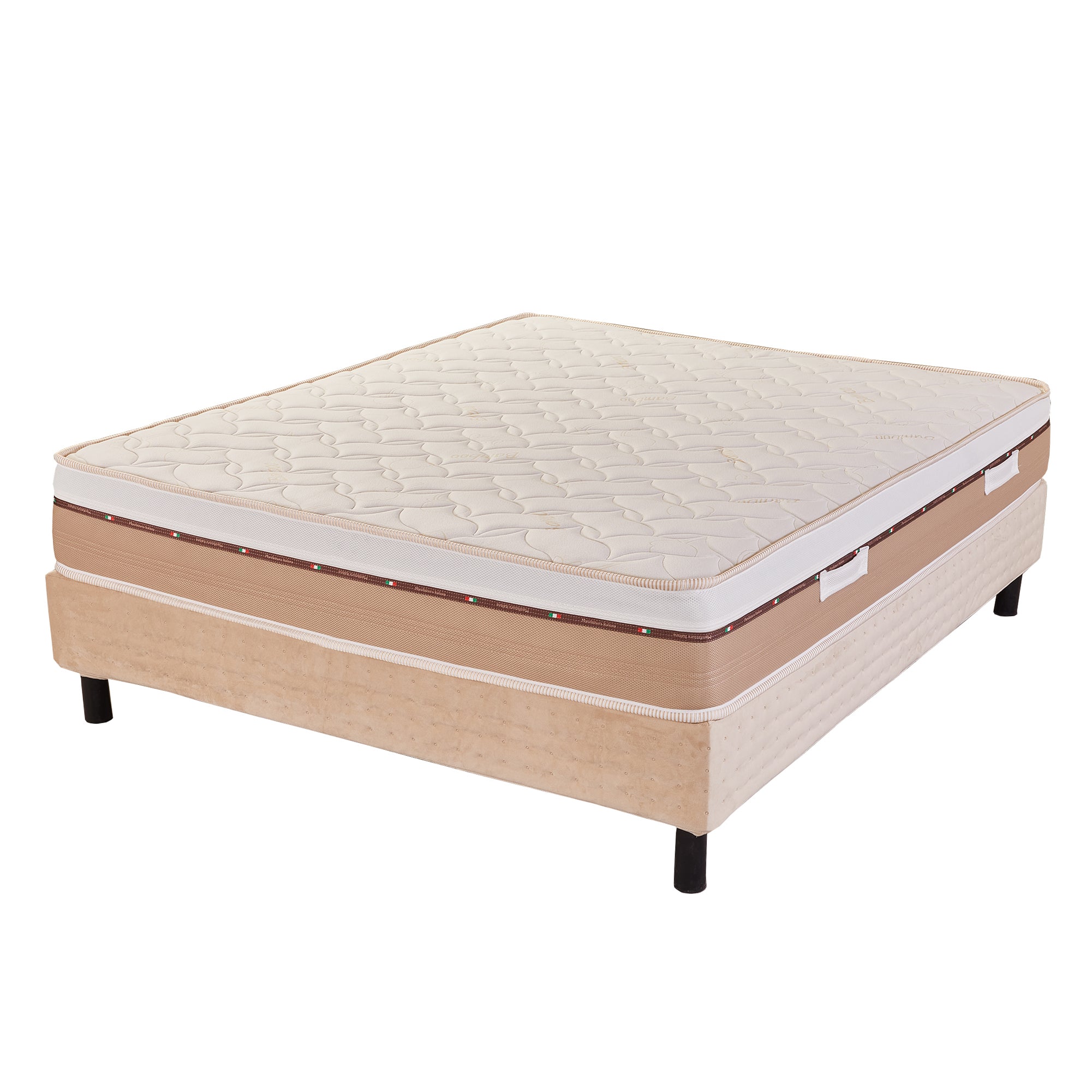 Matelas 800 Ressorts Ensachés Memory Ashlar 11 zones Housse déhoussable