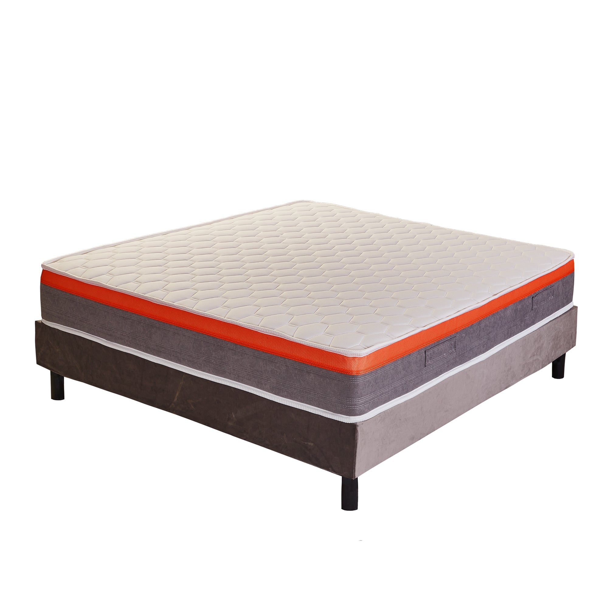 Matelas à ressorts ensachés Memory Ginseng 1600 13 zones
