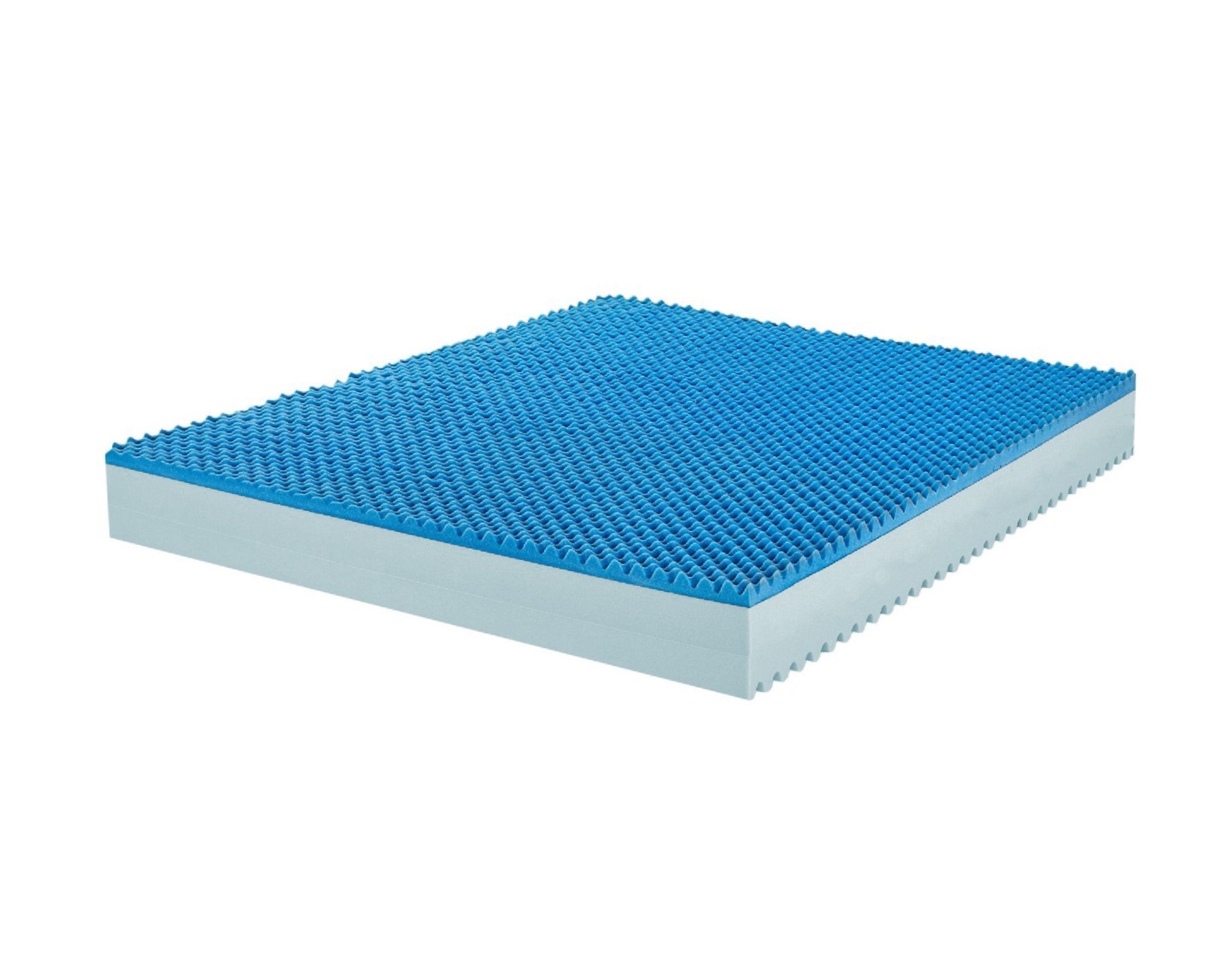 TOPPER CORRETTORE MATERASSO Pad Visco Memory Foam Sfoderabile Aloe Vera EUR 59,95 - IT - Foto 2