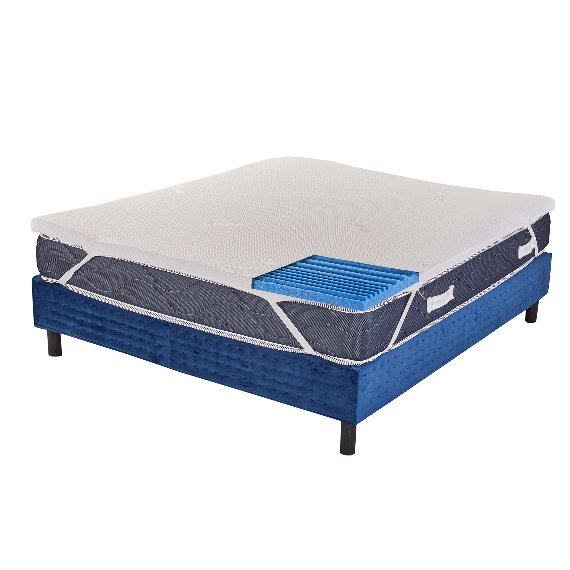 Topper Memory Fresh 7 Zones Silver Coating